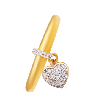 Swing of Sparkle 22KT Gold Ring