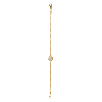 Solace Shine MOP 22KT Gold Chain Bracelet