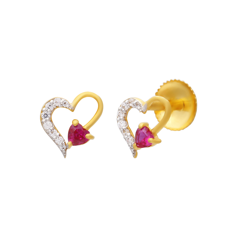 Gold Earring, , hi-res - image number 0