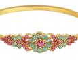 Ruby Emerald Oval Bracelet, , hi-res - image number 1