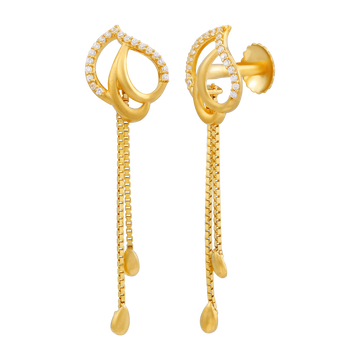 Velin Grace 22KT Gold Drop Earring