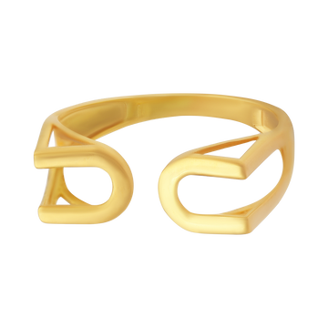 Flossy Stylish 22KT Gold Ring