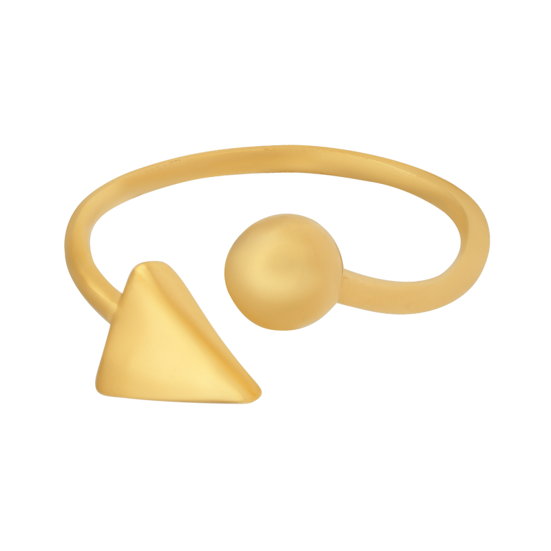 Prudent Zig Zag 22KT Gold Ring, , hi-res - image number 1