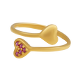 Heart Crossover Ring, , hi-res - image number 1