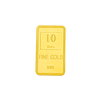 24 KT Purity 10 gram flower Gold Bar (Biscuit), , hi-res - image number 0