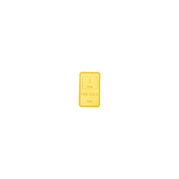 1 gram 24KT Gold Bar (Biscuit) | 999 Purity