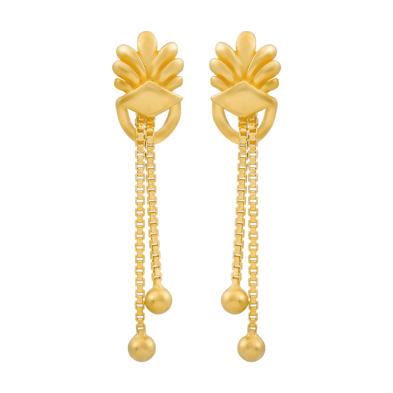 Gold Earring, , hi-res - image number 0