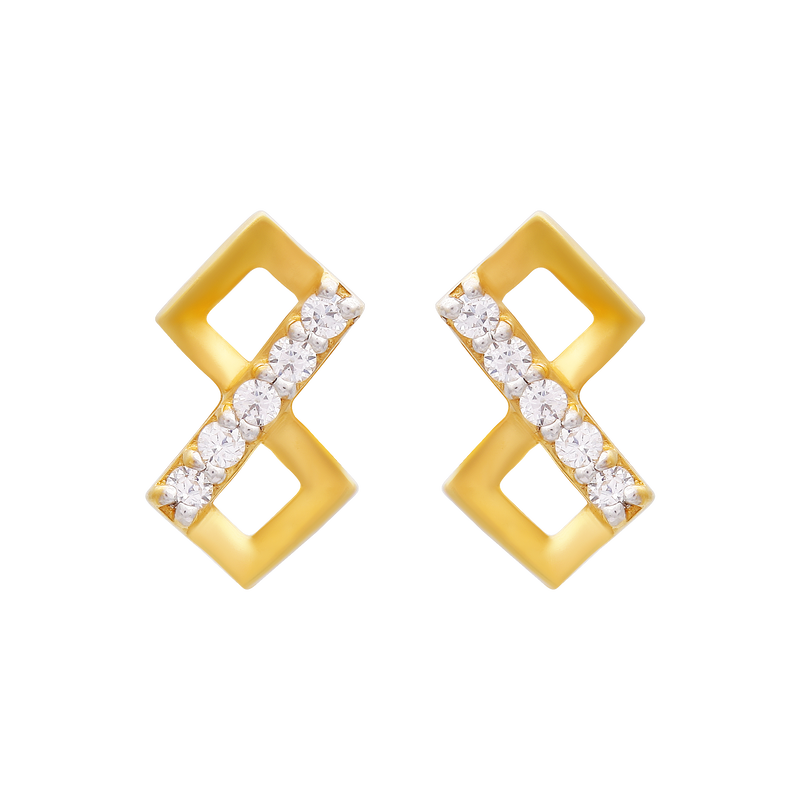 Gold Earring, , hi-res - image number 0