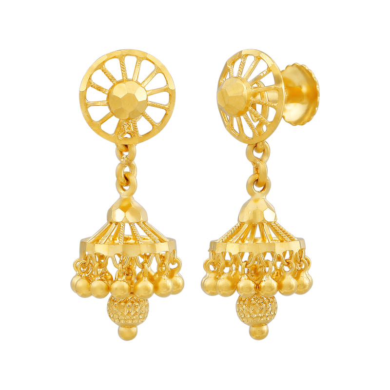 Gold Earring, , hi-res - image number 1