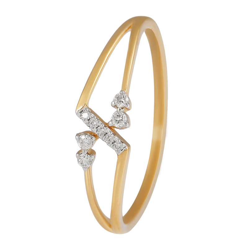 Lightning bolt Diamond Ring, , hi-res - image number 0