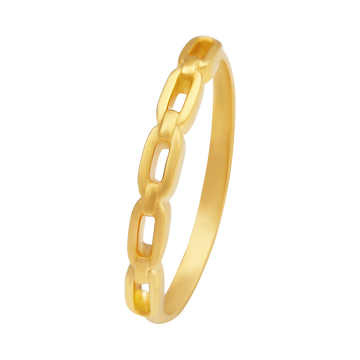  Link Luxe 22KT Gold Ring