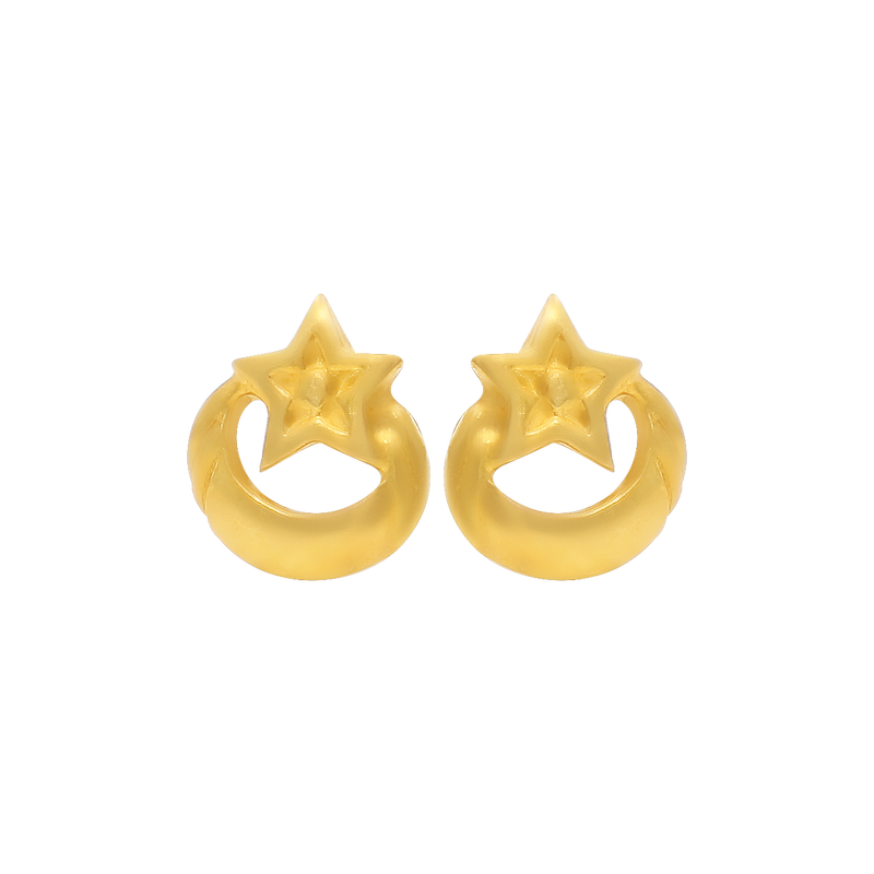 Gold Second Stud, , hi-res - image number 0