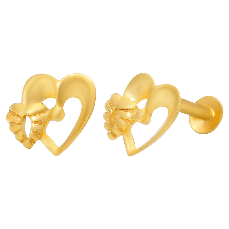 Gold Second Stud, , hi-res - image number 1