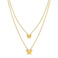 Twin Flames two row Gold Chain, , hi-res - image number 1