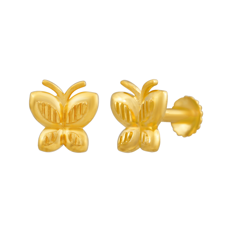 Gold Earring, , hi-res - image number 1