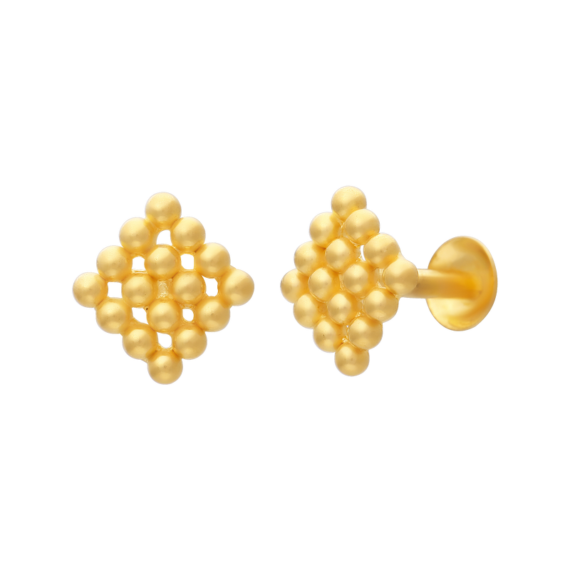 Gold Earring, , hi-res - image number 1