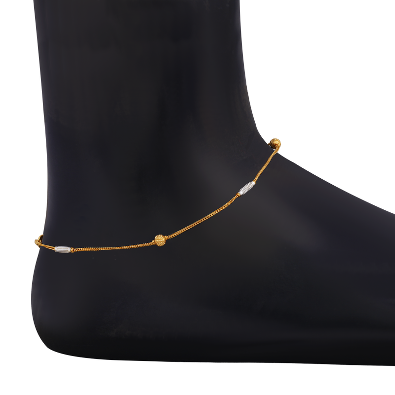 Gold Anklet, , hi-res - image number 1