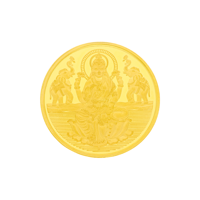 Pothys 24 Grams Lakshmi 22KT Gold Coin, , hi-res - image number 0