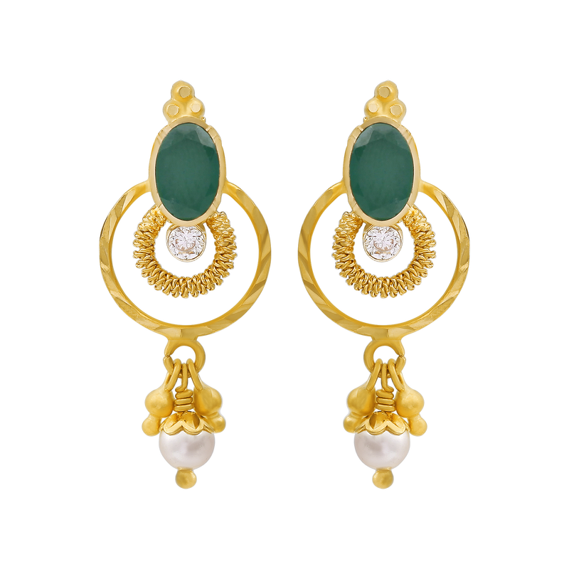 Gold Earring, , hi-res - image number 0