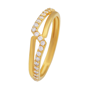 Twilight Spark 22KT Gold Ring