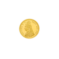 2 gram Gold Coin | 22KT Queen Victoria Motif, , hi-res - image number 0