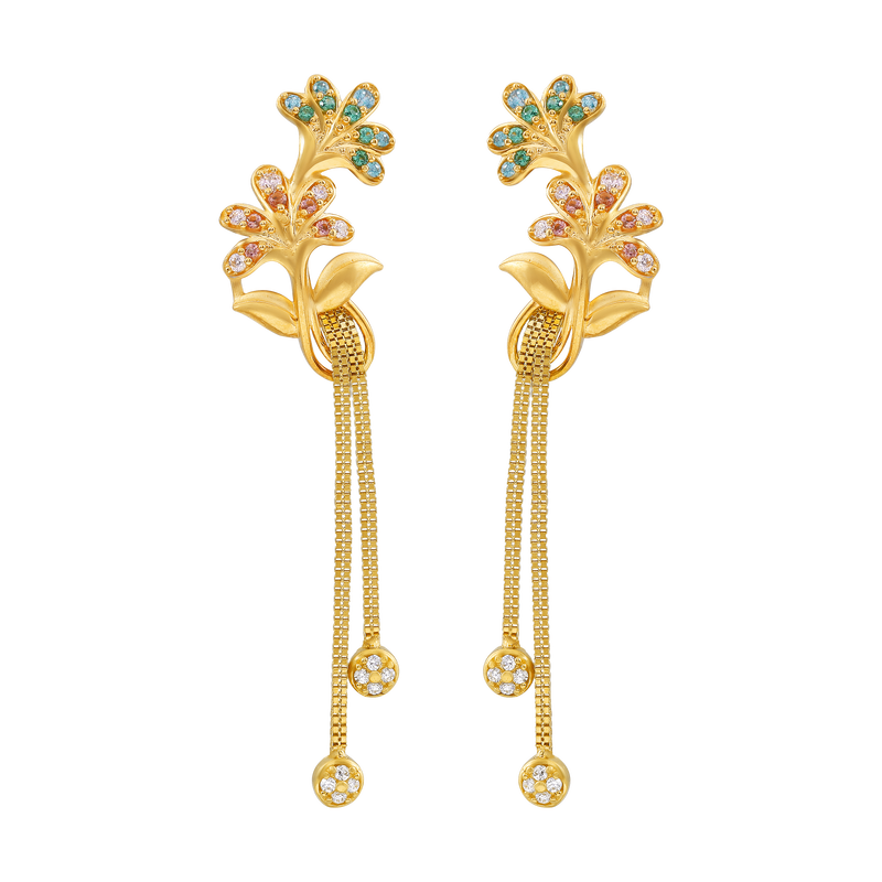 Gold Earring, , hi-res - image number 0