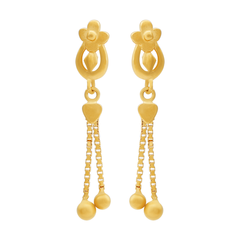 Wallflower Gold Earring, , hi-res - image number 0