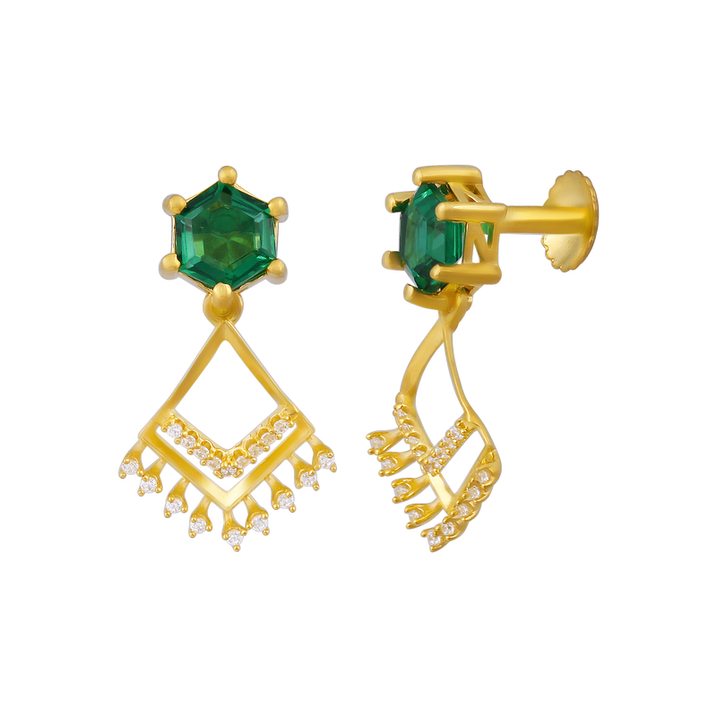 Gold Earring, , hi-res - image number 1