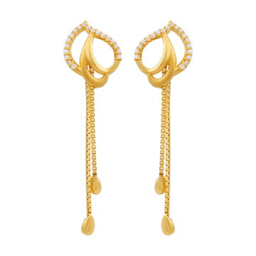 Velin Grace 22KT Gold Drop Earring