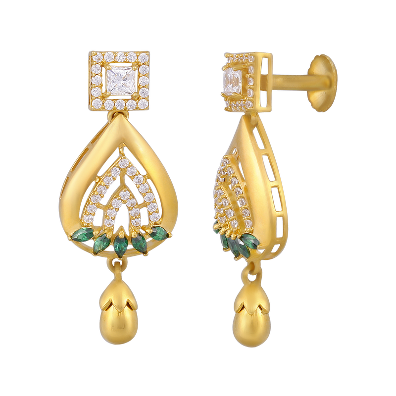 Gold Earring, , hi-res - image number 1