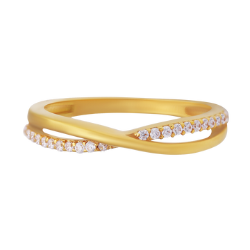 Golden Crossover Ring
