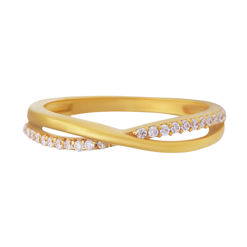 Golden Crossover Ring, , hi-res - image number 1