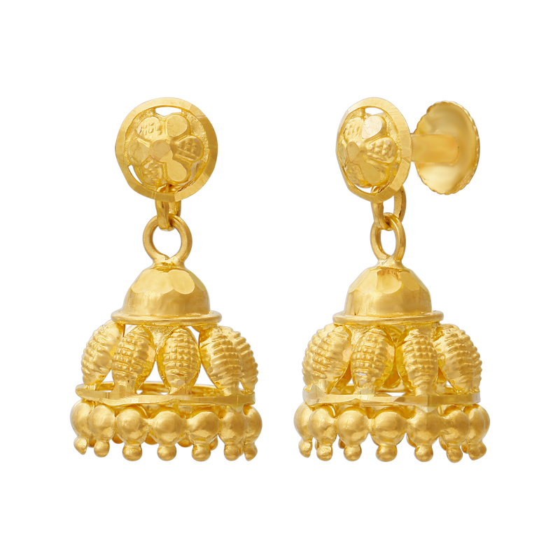 Gold Earring, , hi-res - image number 1