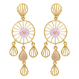 Gold Earring, , hi-res - image number 0