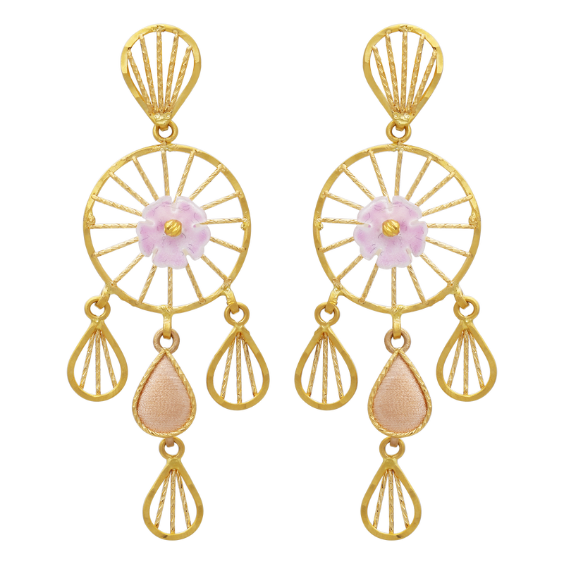 Gold Earring, , hi-res - image number 0