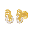 Gold Earring, , hi-res - image number 1