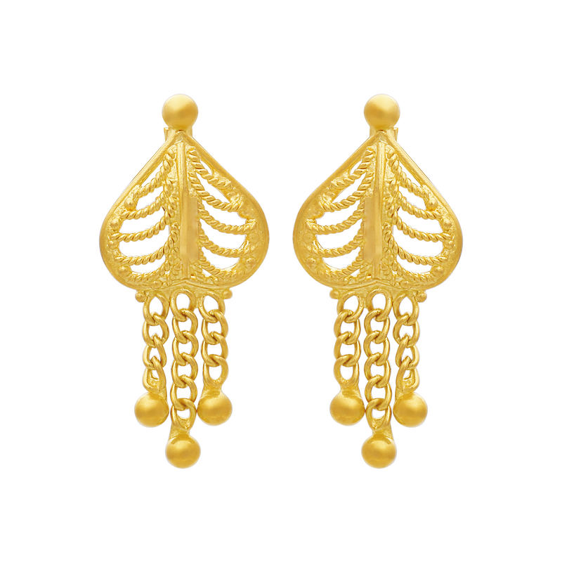 Gold Earring, , hi-res - image number 0