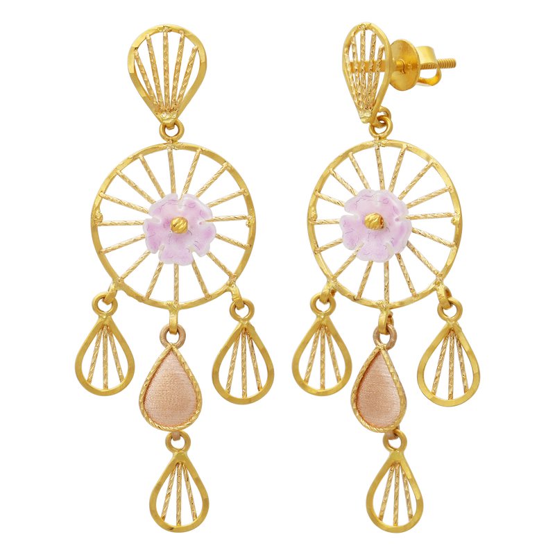 Gold Earring, , hi-res - image number 1