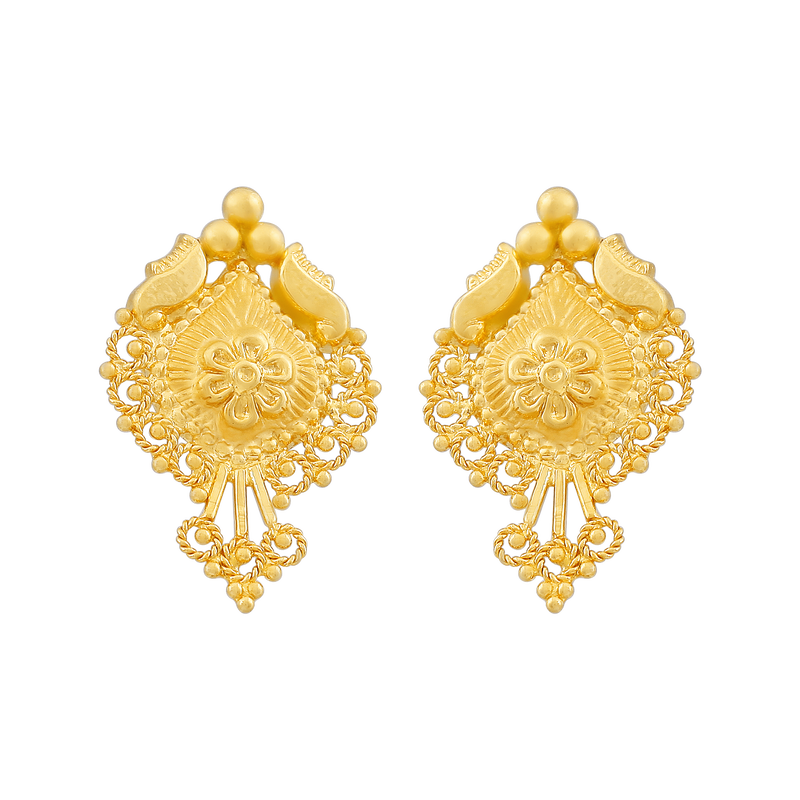 Gold Earring, , hi-res - image number 0