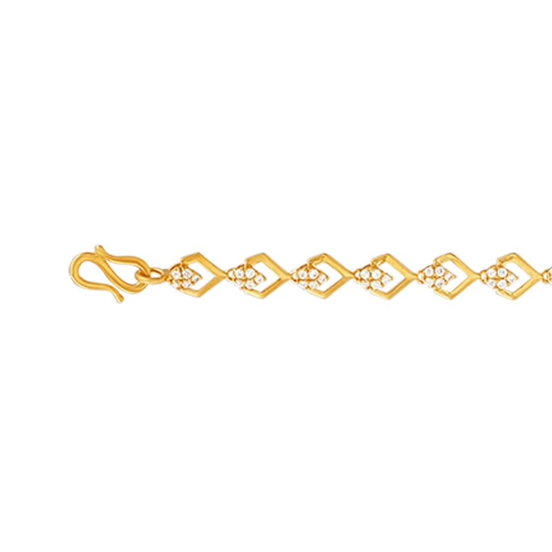 Luxe Stone-Studded Bracelet, , hi-res - image number 1
