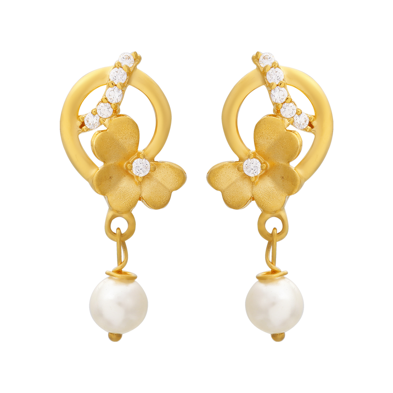 Gold Earring, , hi-res - image number 0