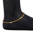 Gold Anklet, , hi-res - image number 1
