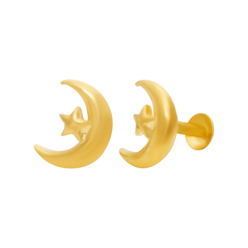 Gold Second Stud, , hi-res - image number 1