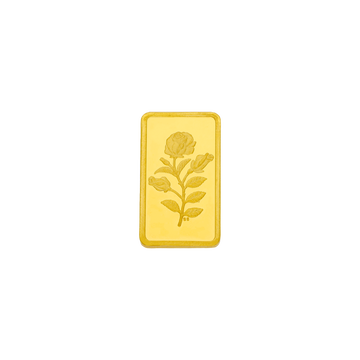24 Karat 5 gram Flower Gold bar | 999 Pure Coin