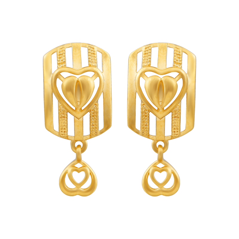 Gold Earring, , hi-res - image number 0