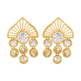 Gold Earring, , hi-res - image number 0