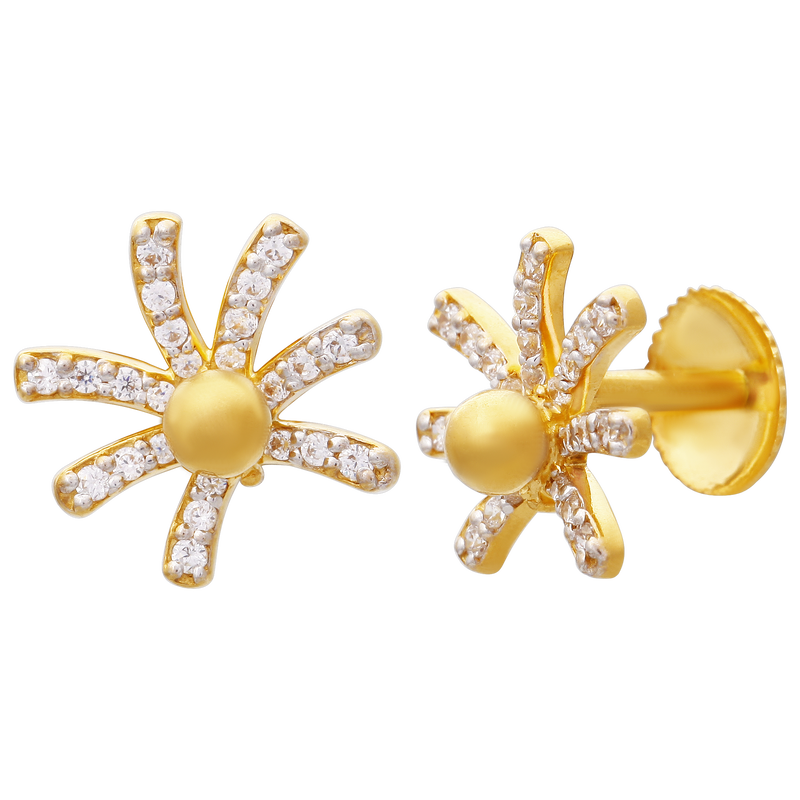 Gold Earring, , hi-res - image number 1