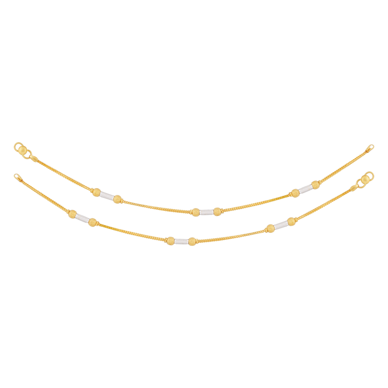 Gold Anklet, , hi-res - image number 0