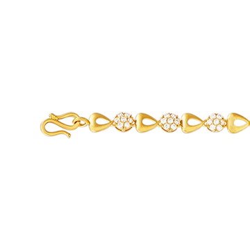 Stellar stone Gold Bracelet