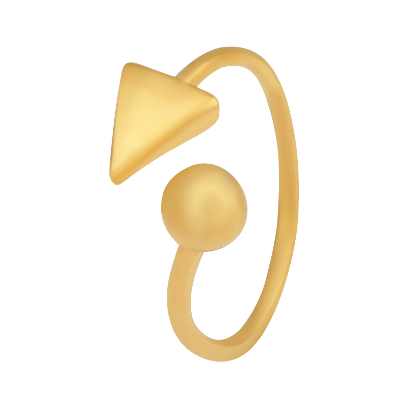Prudent Zig Zag 22KT Gold Ring, , hi-res - image number 0